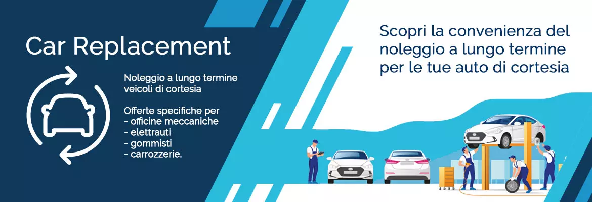 Noleggio a lungo termine auto di cortesia