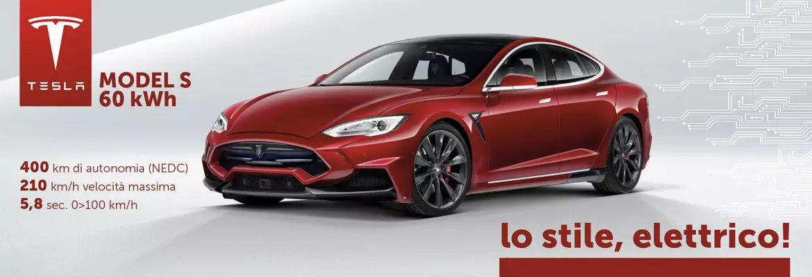 Noleggio a lungo termine Tesla Model S - auto elettrica